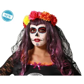 Halloween-koristeet Hiuspanta Gėlės