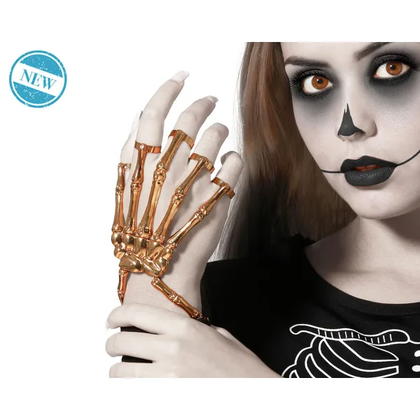 Halloween Decorations Golden Skeleton