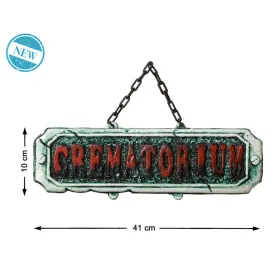 Декор на Хэллоуин Crematorium 41 x 10 cm