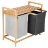 Pyykkikori Springos HA0162 80 L 67x70x36 cm