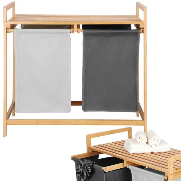 Skalbinių krepšelis Springos HA0162 80 L 67x70x36 cm