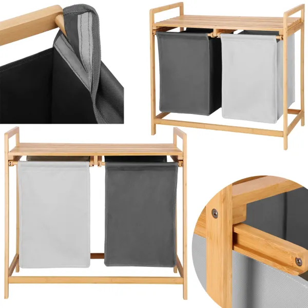 Laundry basket Springos HA0162 80 L 67x70x36 cm