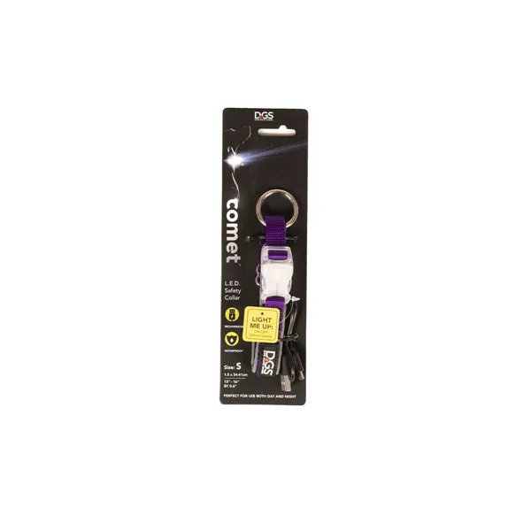 Dog collar Dog Gone Smart Purple 20 Light