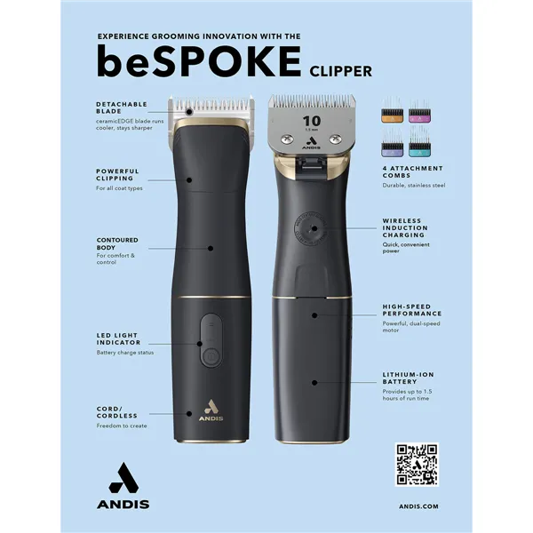 Hair clipper for pets Andis BESPOKE Black