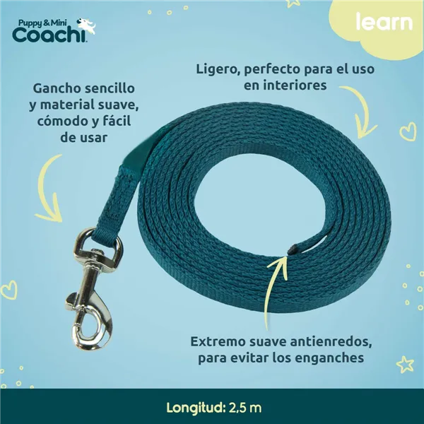 Training lead Coachi Puppy & Mini Green 2,5 m