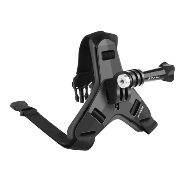 PULUZ helmet chin mount for sports cameras (including X5 / X4, Osmo Action 5 Pro) PU579B