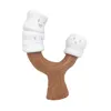 Dog chewing toy Nylabone Brown Peanut butter L