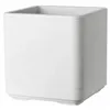 Planter Deroma Cosmo Grey Plastic Recycled plastic 38 x 38 x 39 cm Squared Bucket 38 cm