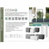 Planter Deroma Cosmo Grey Plastic Recycled plastic 38 x 38 x 39 cm Squared Bucket 38 cm