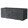 Plant pot Deroma Anthracite 99 cm Plastic Rectangular Modern