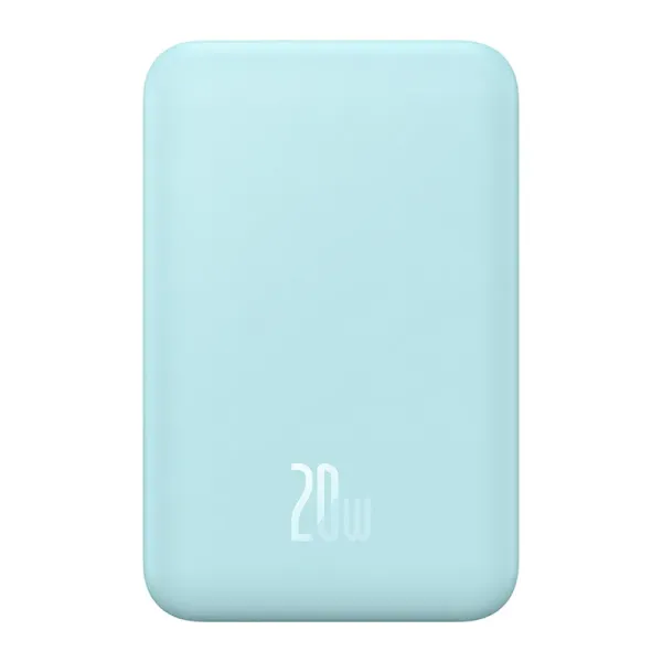 Magnetic Mini Powerbank Baseus 5000mAh, USB-C 20W (blue)
