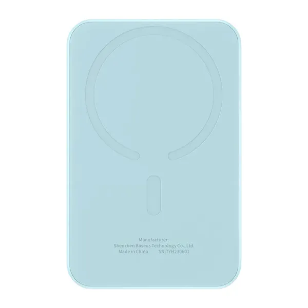 Magnetic Mini Powerbank Baseus 5000mAh, USB-C 20W (blue)