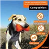 Dog chewing toy Bionic Urban stick Orange M Bone