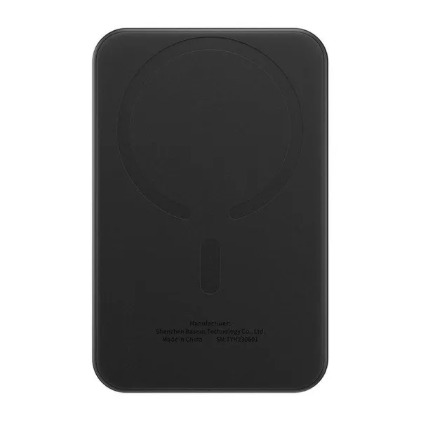Magnetic Mini Powerbank Baseus 5000mAh, USB-C 20W (black)