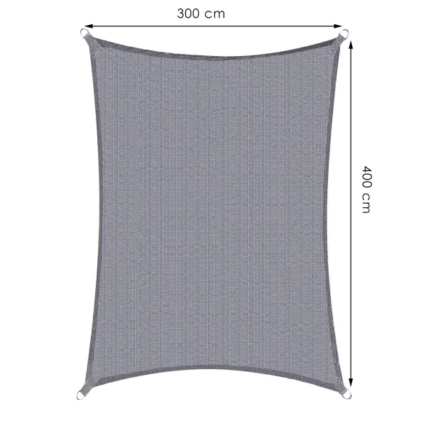 Sun sail Springos SN1068 4 x 3m light grey