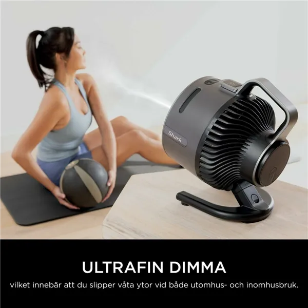 Table Fan Shark Grey