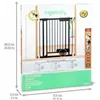 Safety barrier Ingenuity Black 73-80 cm