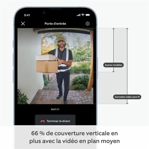 Smart Video-Porter Ring Automotive Brown
