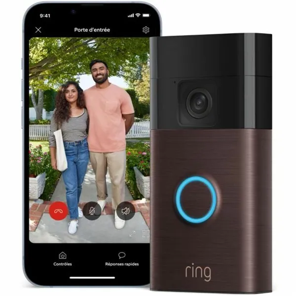 Smart Video-Porter Ring Automotive Brown