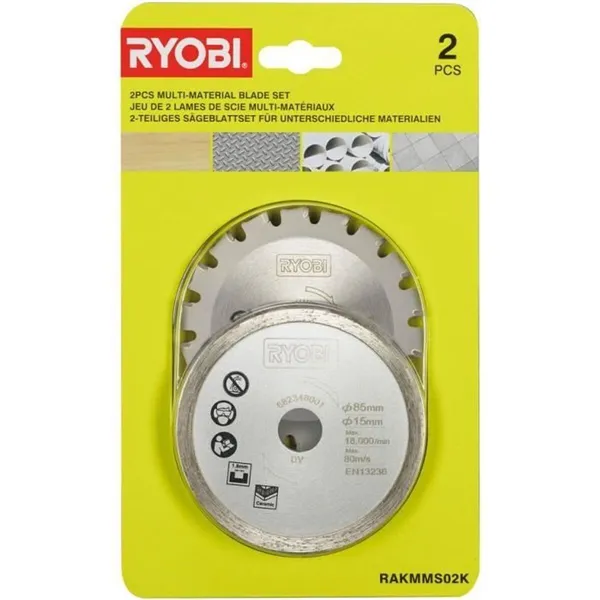 Saw Blade Ryobi RAKMMS02K (2 Units)
