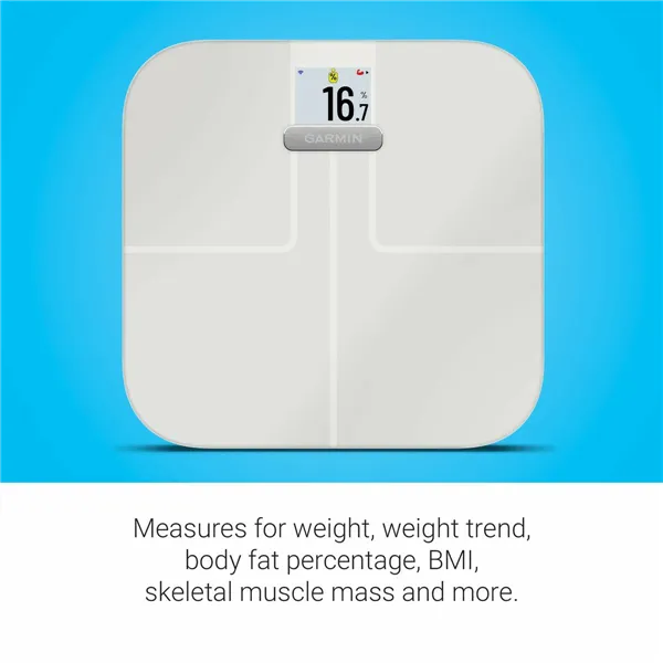 Bluetooth Digital Scale Garmin Index S2 White