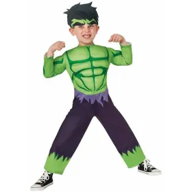 Kostiumas vaikams Hulk 3-6 metų (2 Dalys)