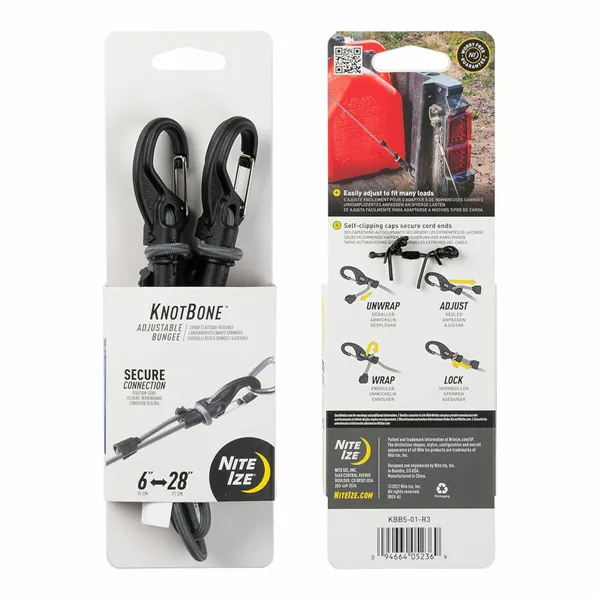 Bungee cord Nite Ize 63,5 x 2,1 x 2,6 cm Safety fastener