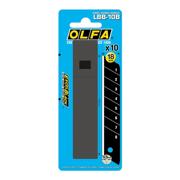 Knife Blade Olfa lbb-10b 18 mm chunkable 10 Units