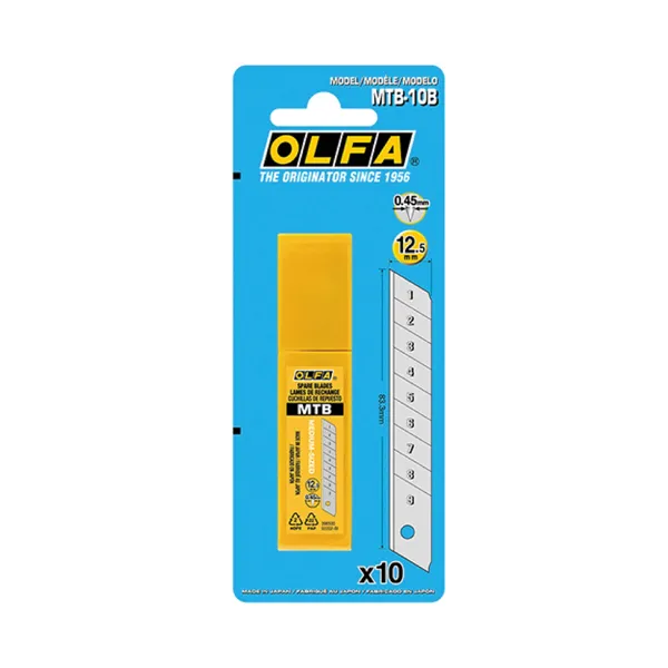 Knife Blade Olfa mtb-10b 12,5 mm chunkable 10 Units