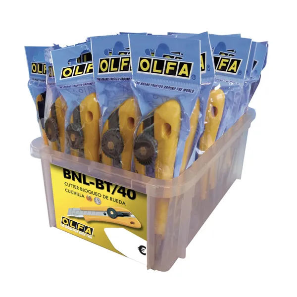 Cutter Olfa bnl-bt/40 Yellow 18 mm Plastic