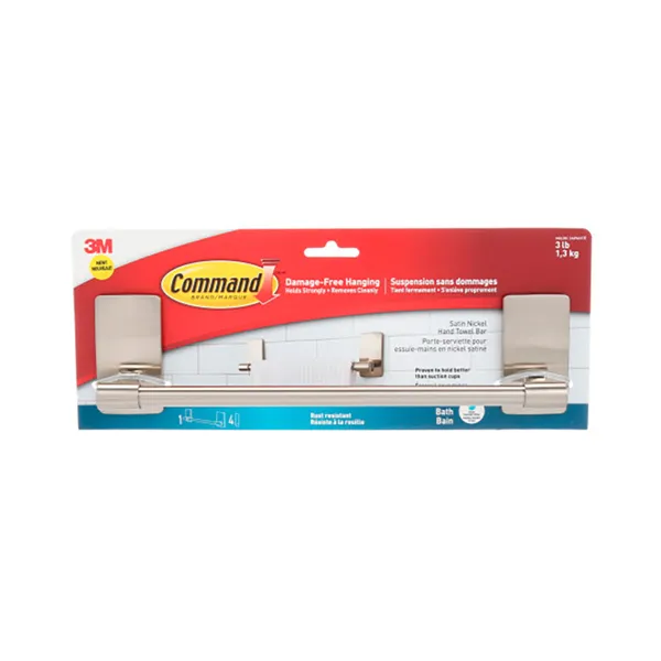 Bar towel rail Command 29,9 x 7,7 x 4,7 cm Metal