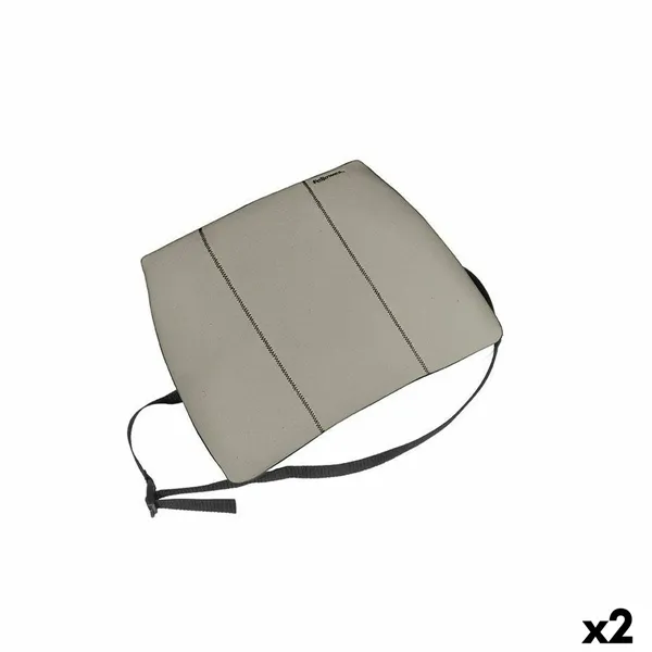 Ergonomic Lower Back Cushion Fellowes Serie Slim Cloth (31 x 33,2 x 7,8 cm) (2 Units)
