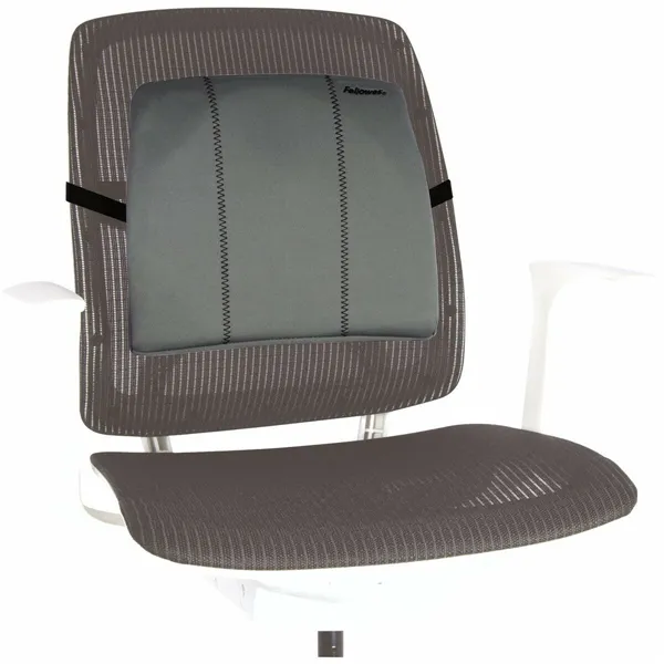 Ergonomic Lower Back Cushion Fellowes Serie Slim Cloth (31 x 33,2 x 7,8 cm) (2 Units)