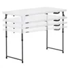Folding Table Lifetime White 122 x 91,5 x 61 cm Steel HDPE