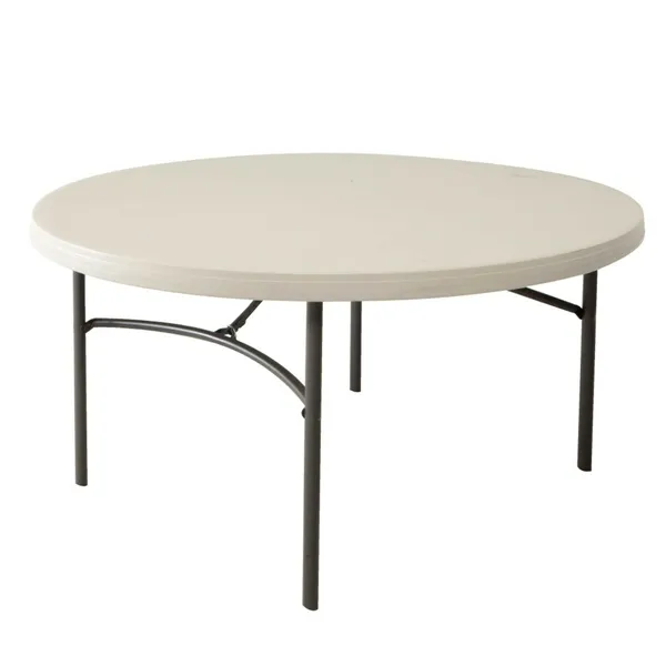 Side table Lifetime Cream 152 x 74 x 152 cm Steel Plastic