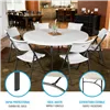 Side table Lifetime Cream 152 x 74 x 152 cm Steel Plastic