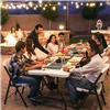 Folding Table Lifetime White 182 x 73,5 x 76 cm 182 x 74 x 76 cm