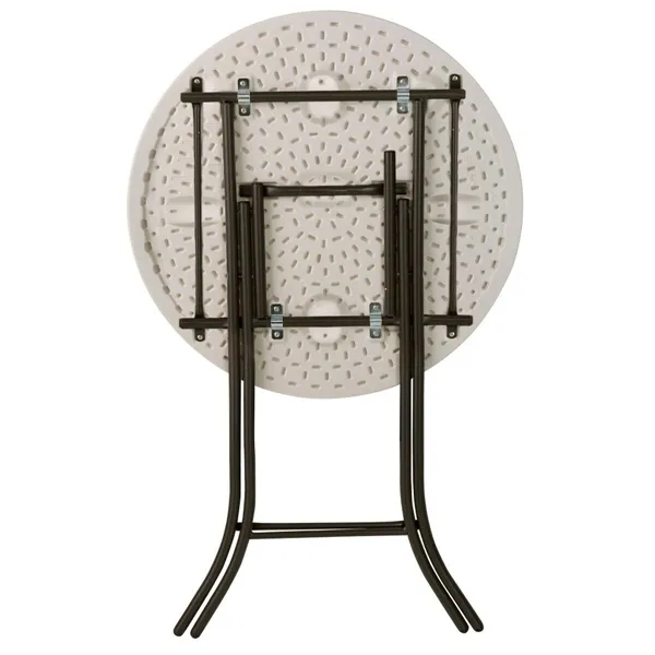 Side table Lifetime Cream 84 x 110 x 84 cm Steel Plastic