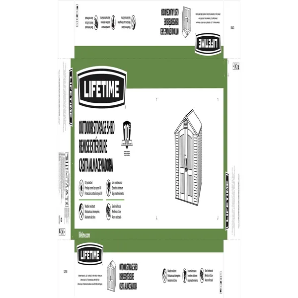 Hut Lifetime 60057 Exterior 214 x 227 x 142 cm
