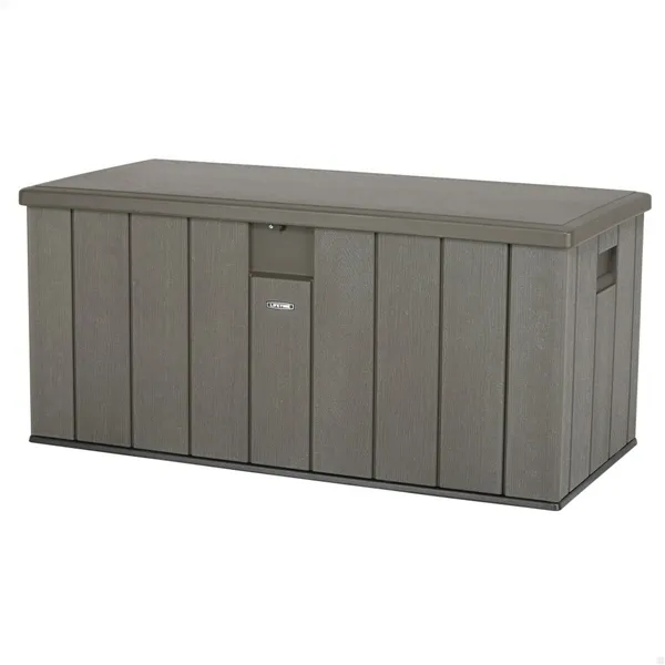 Outdoor Chest Lifetime Brown 570 L 150 x 69 x 72 cm Steel Plastic