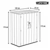 Storage furniture Lifetime Grey 143 x 174 x 74 cm