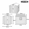 Hut Lifetime 215 x 227 x 215 cm Grey