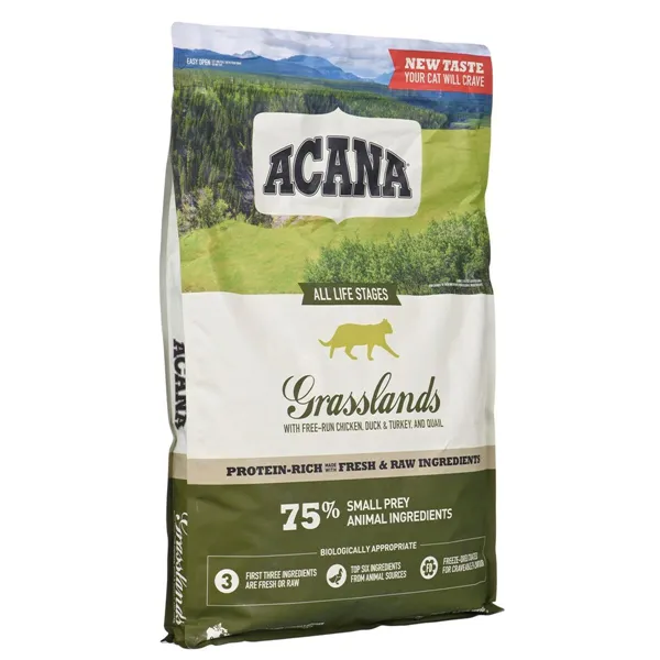 Cat food Acana Grasslands Chicken Turkey Fish Veal Duck 4,5 Kg