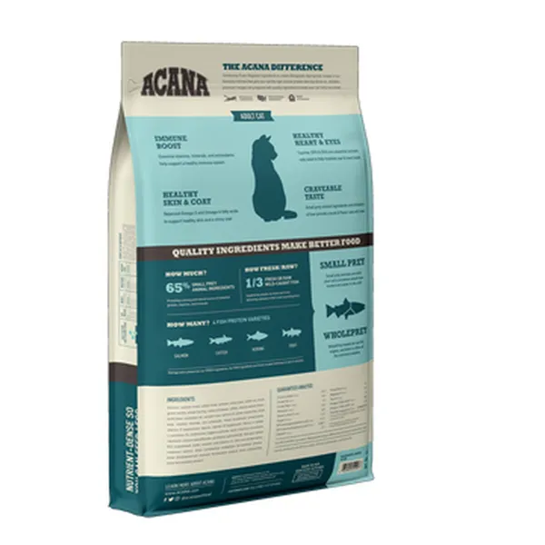 Cat food Acana Bountiful Catch Adult Salmon Fish Lamb Cod 4,5 Kg