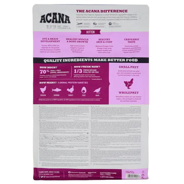 Cat food Acana First Feast Lamb Birds 1,8 kg