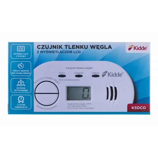 Carbon monoxide detector Kidde K5DCO