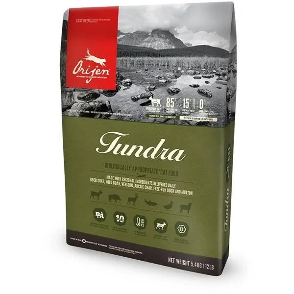 Cat food Orijen Tundra Adult Fish Veal Duck Wild Boar 1,8 kg