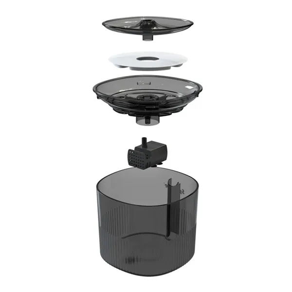 Cat Feeder Sponge Black Plastic