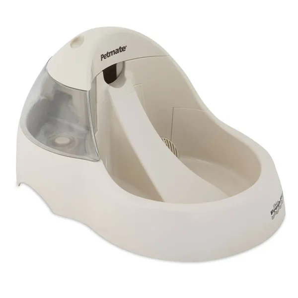 Pet Water Fountain Pet Mate Deluxe Fresh Flow Cream Beige Plastic 3 L