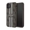 Guess 4G Printed Stripes MagSafe - Case for iPhone 11 (Brown)